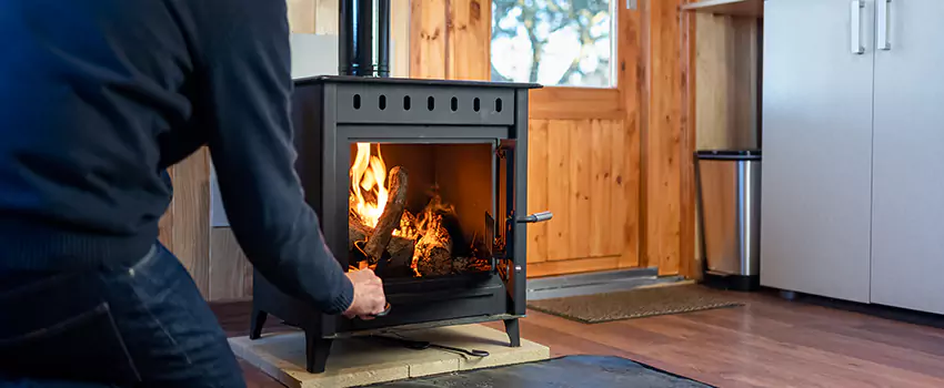 Open Hearth Wood Fireplace Installation in Easton, MD